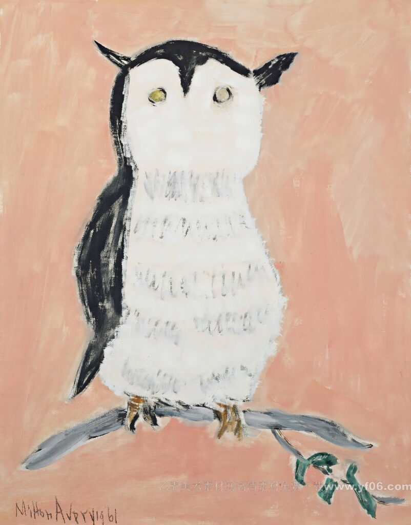 4p米尔顿艾弗里Milton Avery装饰画油画素材高清图下载-乙霏美术素材网