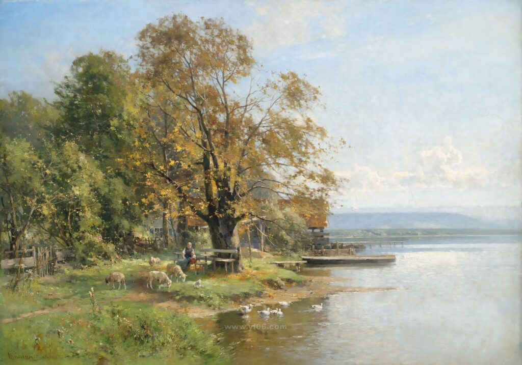 10p风景油画装饰画高清打印图下载九-乙霏美术素材网