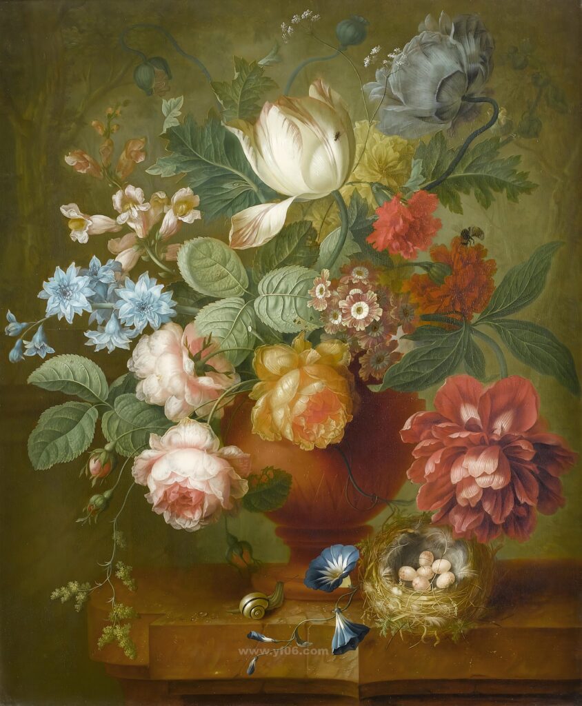 10p古典鲜花静物油画合集二十八-乙霏美术素材网