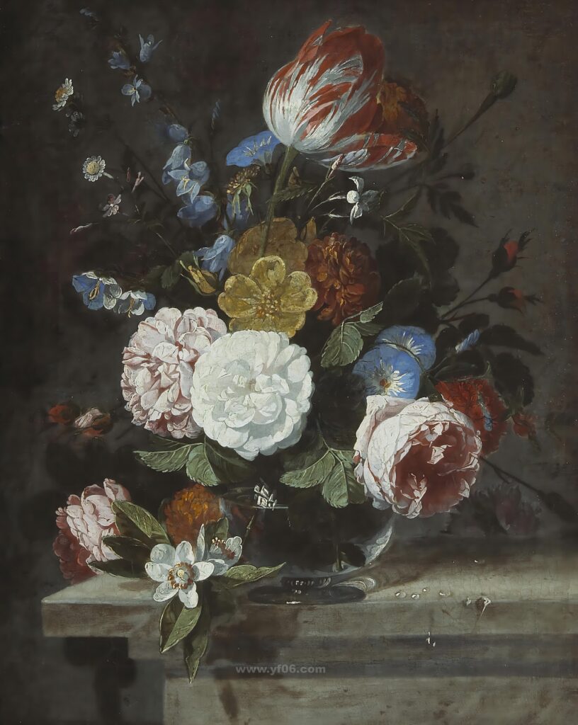 10p古典鲜花静物油画合集⑦-乙霏美术素材网