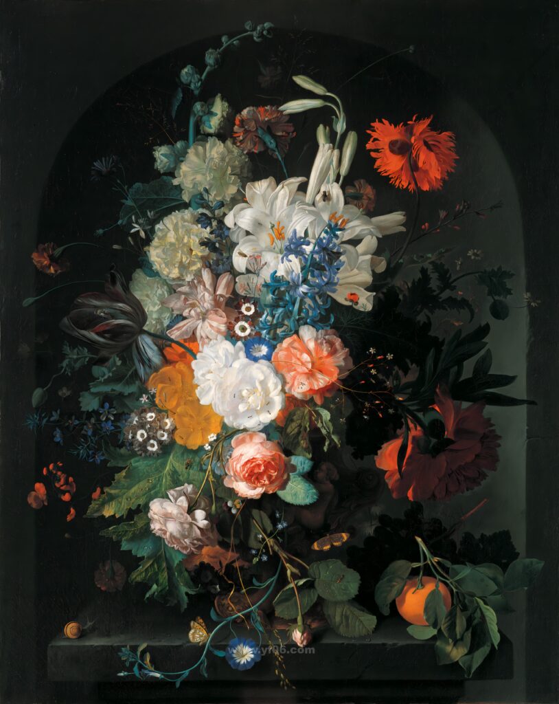 10p古典鲜花静物油画合集三十二-乙霏美术素材网
