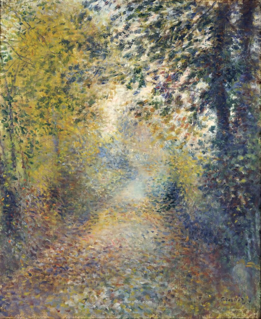 雷诺阿高清油画素材免费下载——风景1-乙霏美术素材网