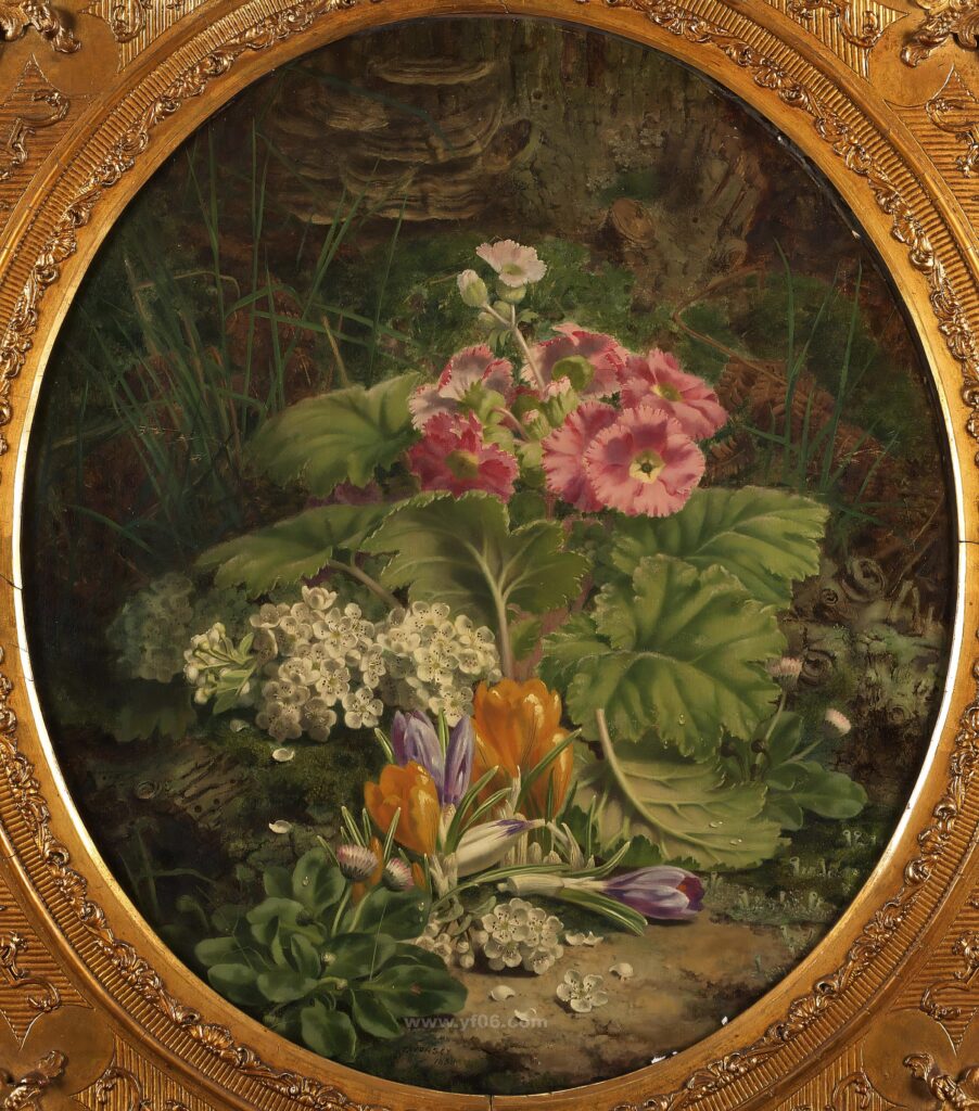 10p古典鲜花静物油画合集三十五-乙霏美术素材网