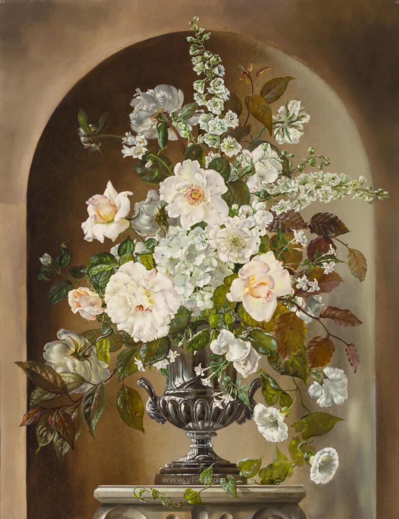 10p古典鲜花静物油画合集四十三-乙霏美术素材网