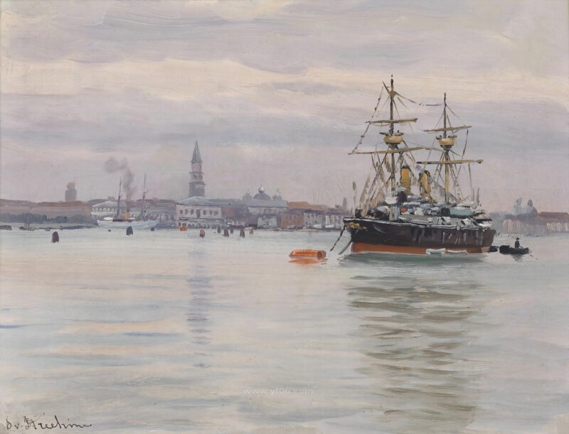 10p风景油画装饰画高清打印图下载十四-乙霏美术素材网