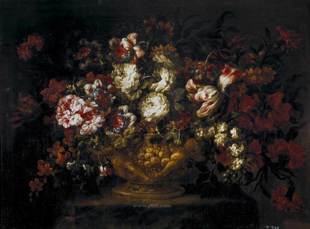 10p古典鲜花静物油画合集三十九-乙霏美术素材网