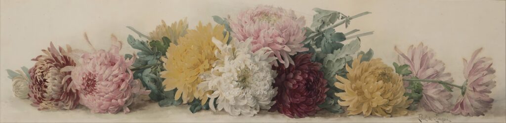 10p古典鲜花静物油画合集四十-乙霏美术素材网