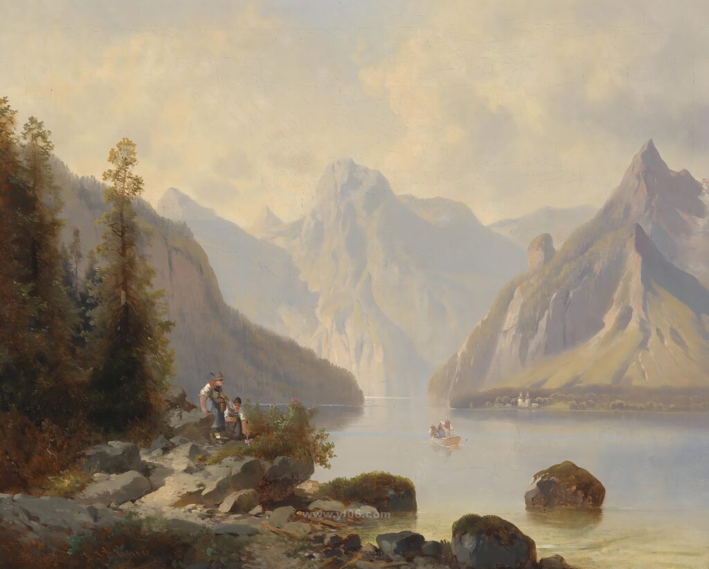 10p风景油画装饰画高清打印图下载十九-乙霏美术素材网