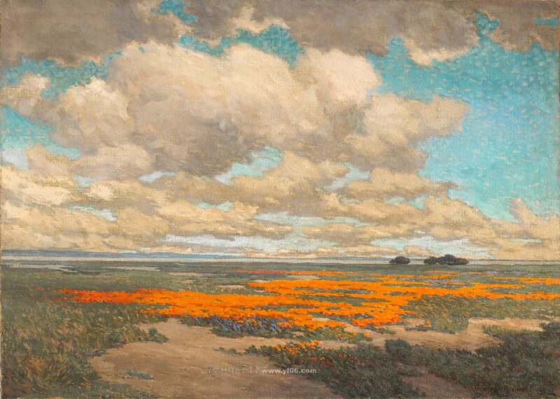 格兰维尔·雷德蒙德高清油画素材免费下载——风景2-乙霏美术素材网