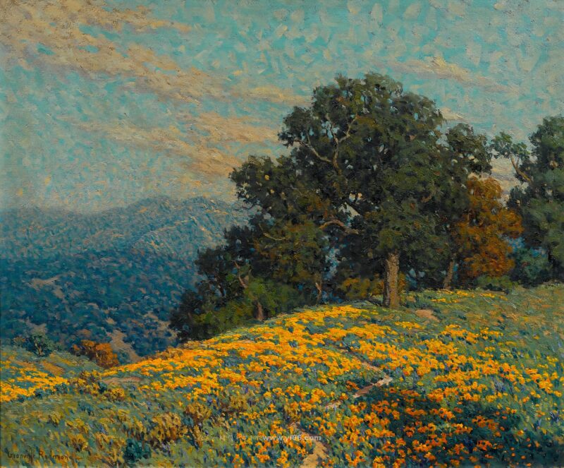 格兰维尔·雷德蒙德高清油画素材免费下载——风景3-乙霏美术素材网