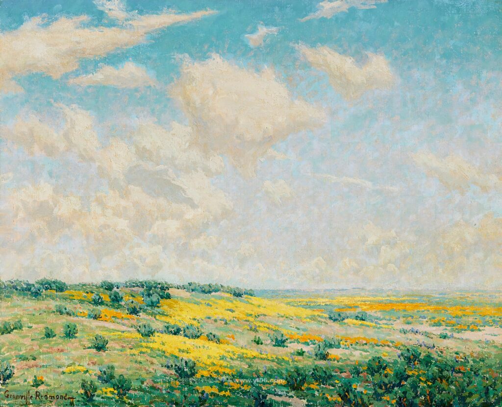 格兰维尔·雷德蒙德高清油画素材免费下载——风景4-乙霏美术素材网