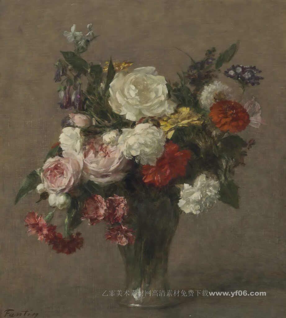 亨利·方丹-拉图尔高清油画素材下载十二-乙霏美术素材网