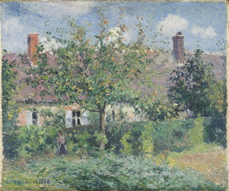 5p卡米耶·毕沙罗（Camille Pissarro）风景油画四-乙霏美术素材网