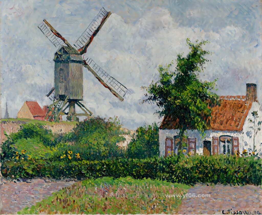 6p卡米耶·毕沙罗（Camille Pissarro）风景油画一-乙霏美术素材网