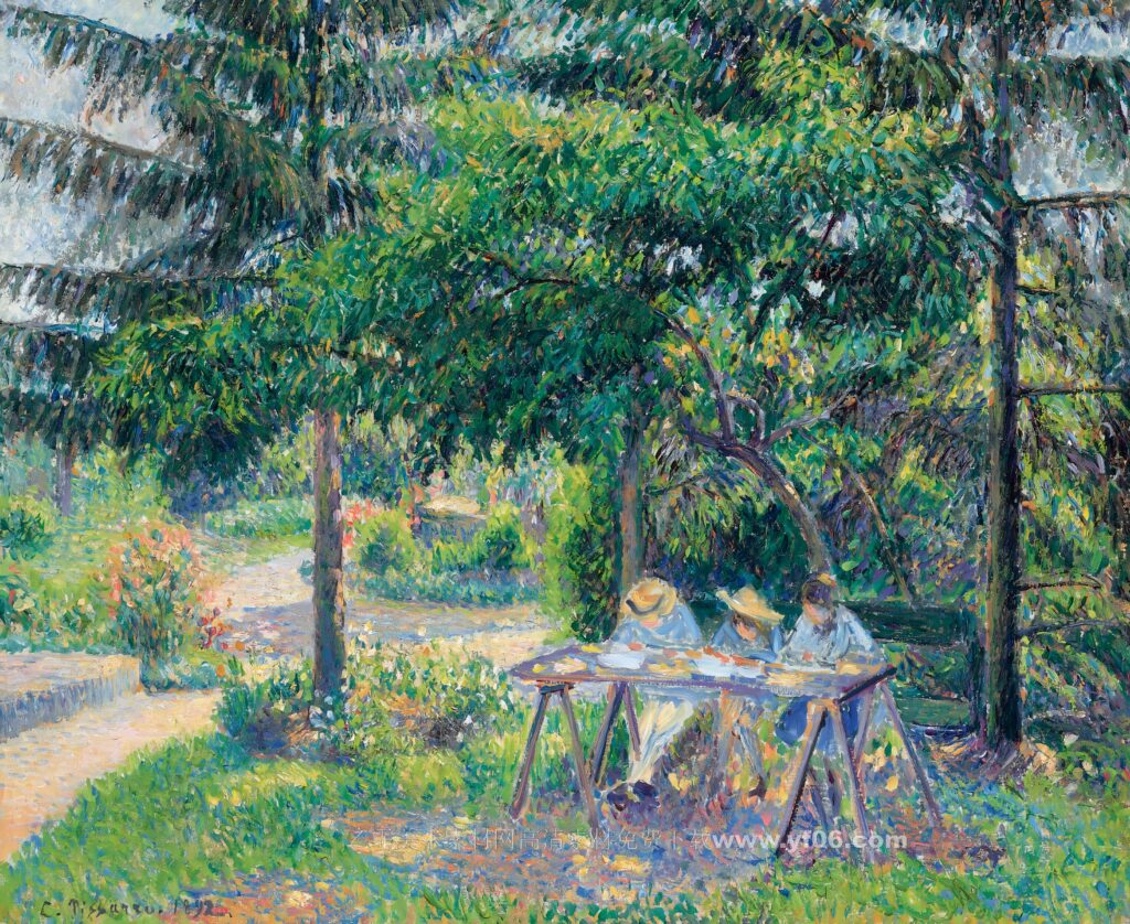 6p卡米耶·毕沙罗（Camille Pissarro）人物油画二-乙霏美术素材网