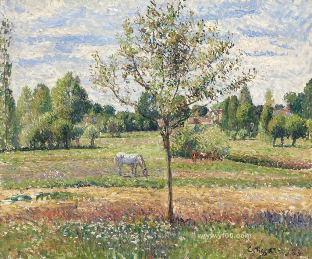 5p卡米耶·毕沙罗（Camille Pissarro）风景油画四-乙霏美术素材网