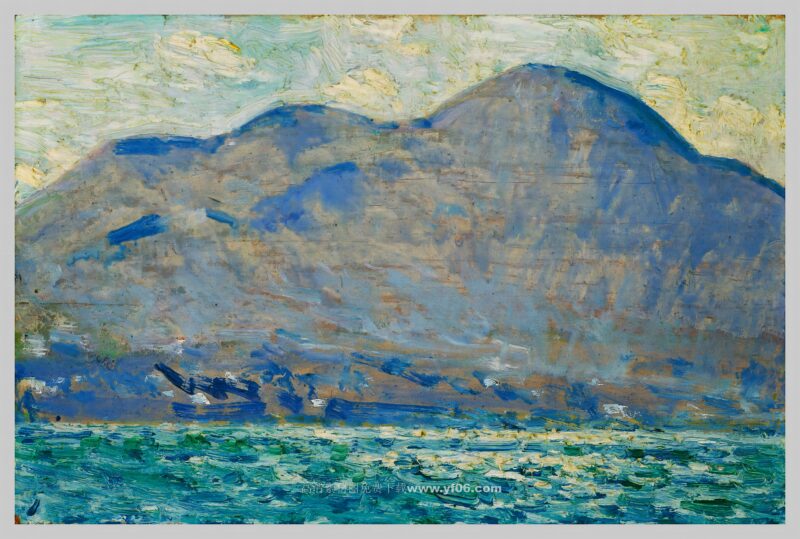 蔡尔德·哈萨姆高清油画装饰画素材下载——风景-乙霏美术素材网