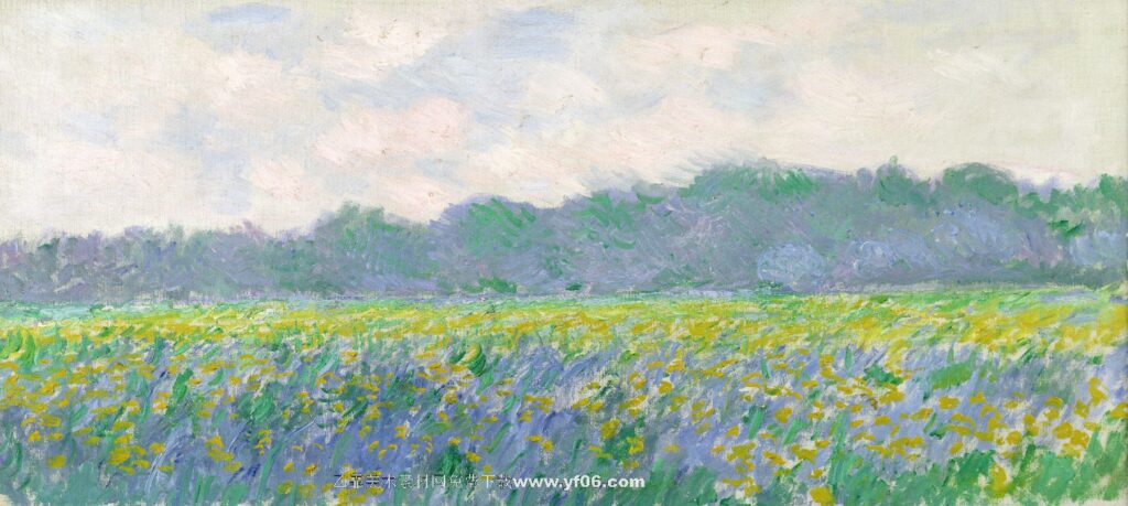Claude Monet - Field of Yellow Irises at Giverny, 1887