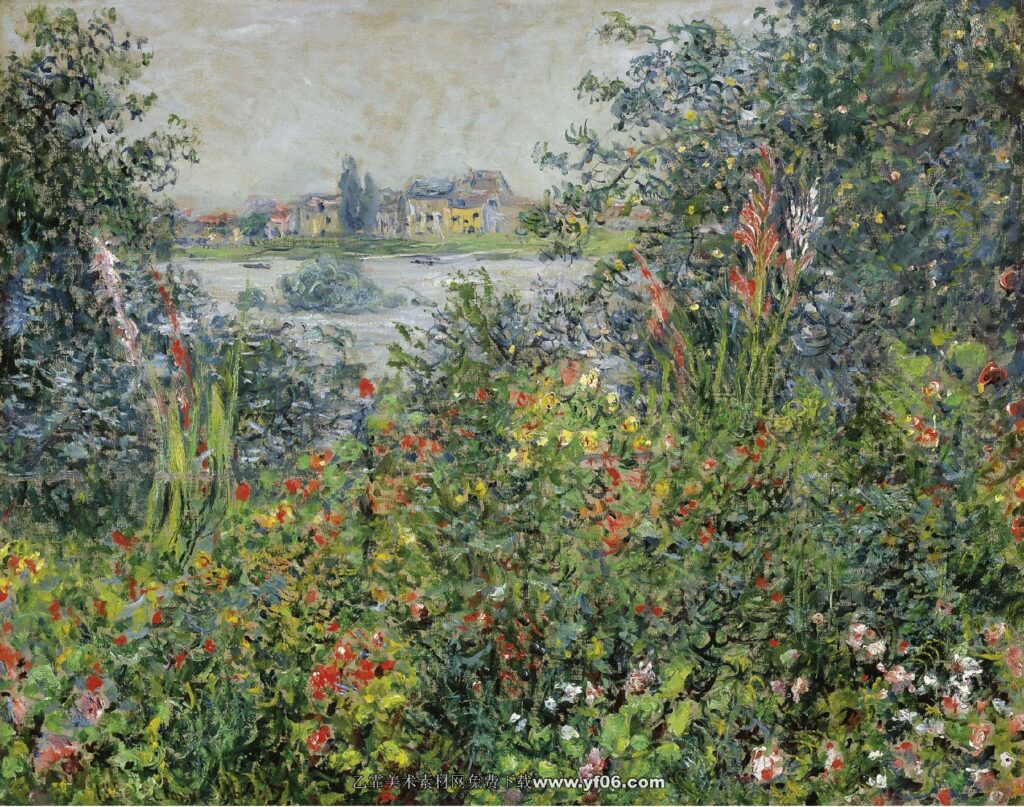 Claude Monet - Flowers at Vetheuil, 1880