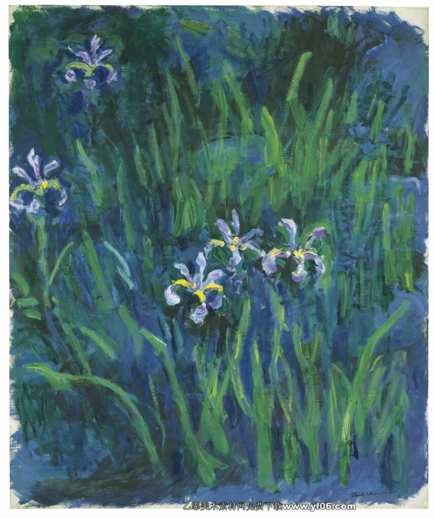 Claude Monet-Irises, 1914-17 01