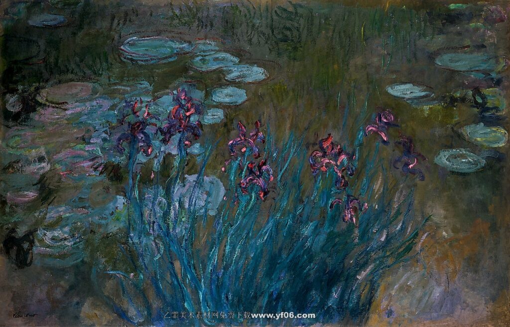 Claude Monet - Irises and Water-Lilies 1914-1917