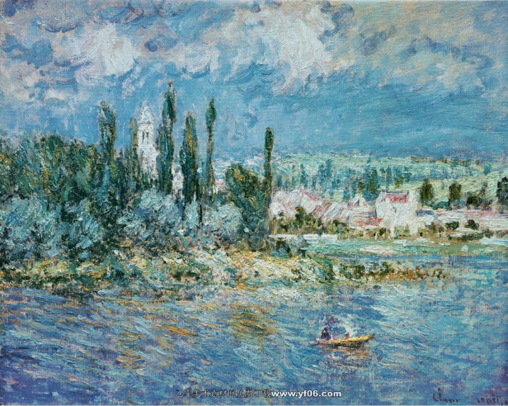 Claude Monet - Landscape with Thunderstorm (1881)