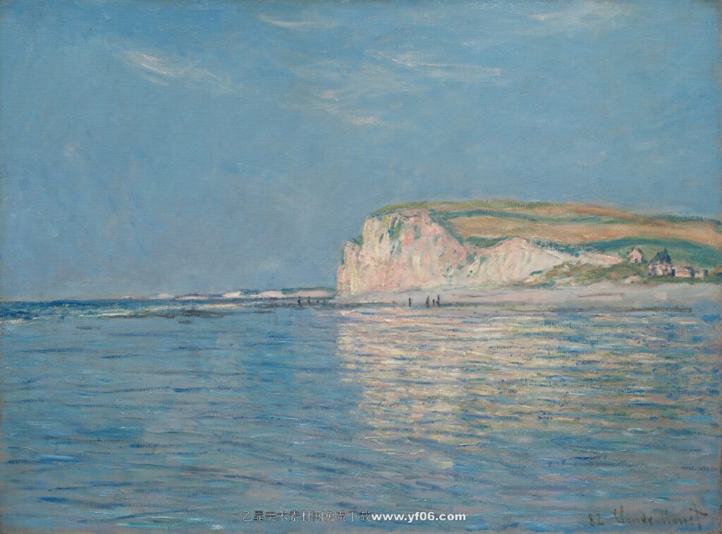 Claude Monet - Low Tide at Pourville (1882)