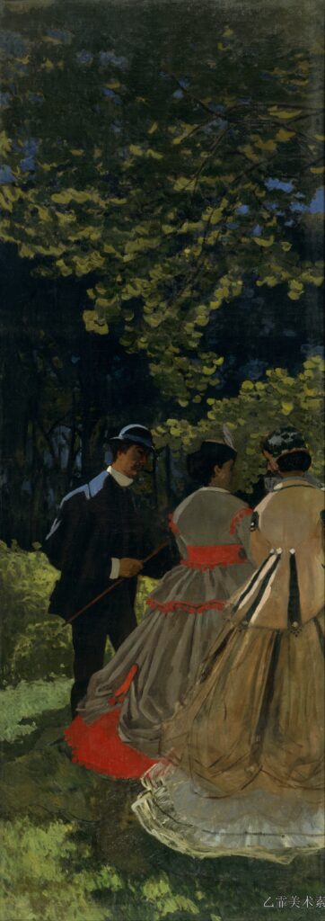Claude Monet - Luncheon on the Grass, Left Panel, 1865