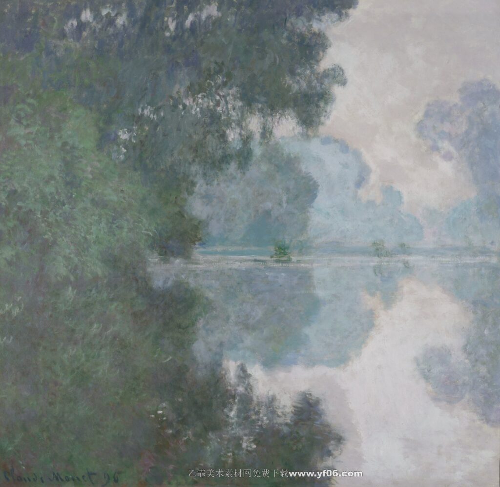 Claude Monet - Morning on the Seine, near Giverny, 1896