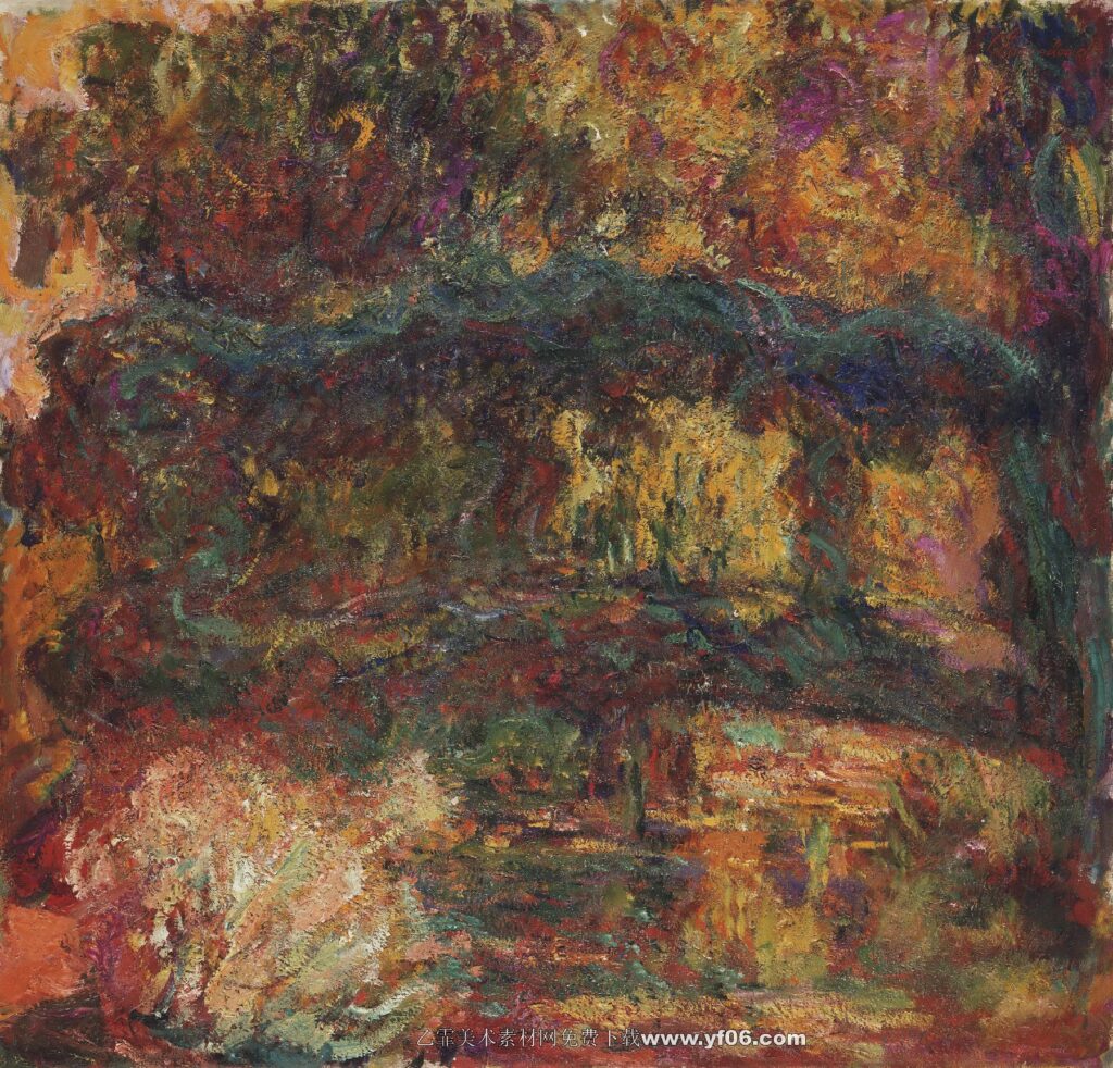 Claude Monet-Nympheas, Japanese Bridge