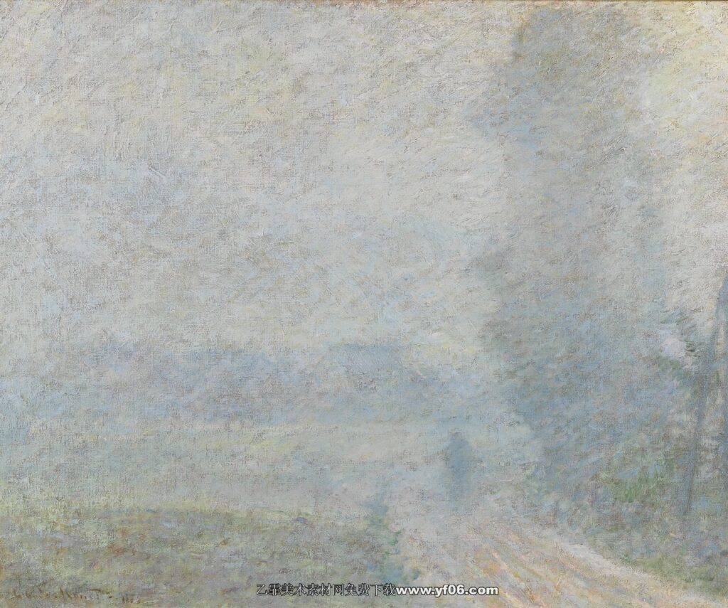 Claude Monet -Path in the Fog, 1887