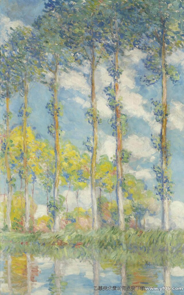 Claude Monet -Poplars, 1891