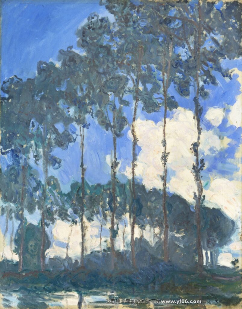 Claude Monet - Poplars on the Banks of the River Epte (1891)