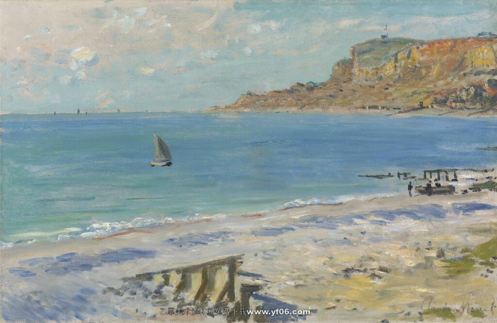 Claude Monet-Sailing Boat at Saint-Adresse, 1873