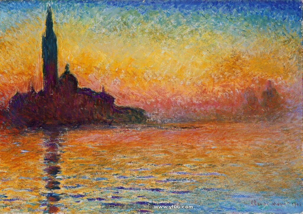 Claude Monet -San Giorgio Maggiore at Dusk, 1908