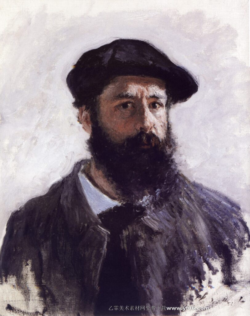 Claude Monet -Self Portrait with a Beret, 1886