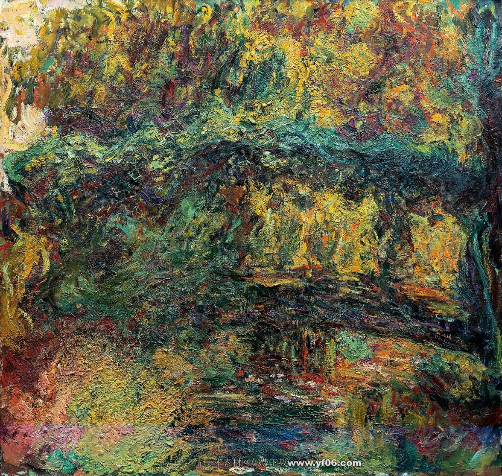 Claude Monet -The Japanese Bridge, 1918-1924