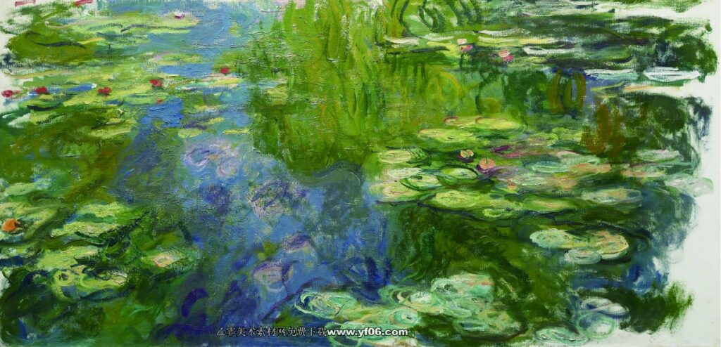Claude Monet - The Pool with Waterlilies, 1917-19