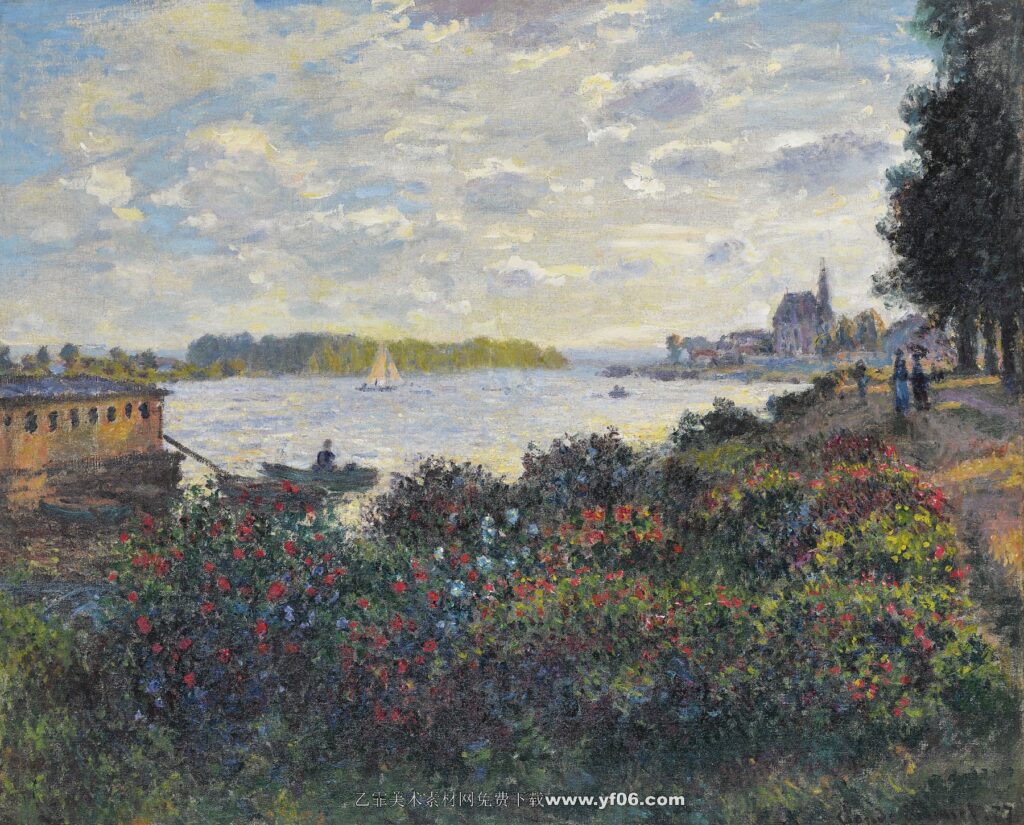 Claude Monet-The Seine at Argenteuil, 1877