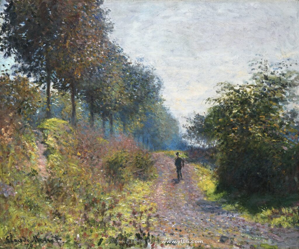 Claude Monet- The Sheltered Path