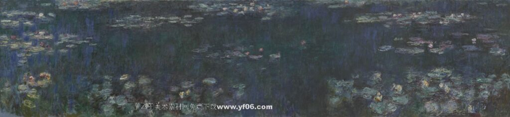 Claude Monet-The Water Lilies - Green Reflections (1914 - 1926)