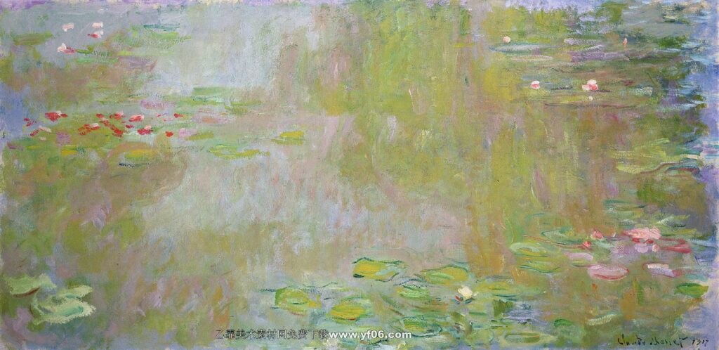 Claude Monet -The Water-Lilies Pond, 1917