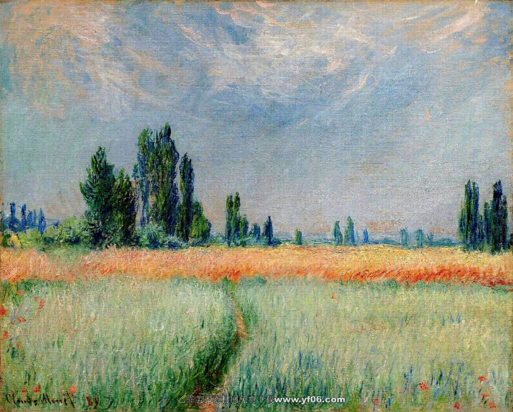 Claude Monet - The Wheat Field (1881)