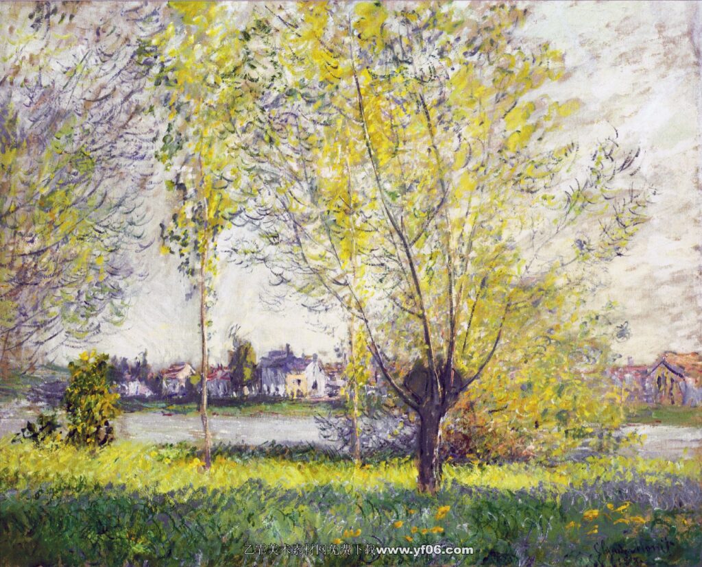 Claude Monet -The Willows, 1880