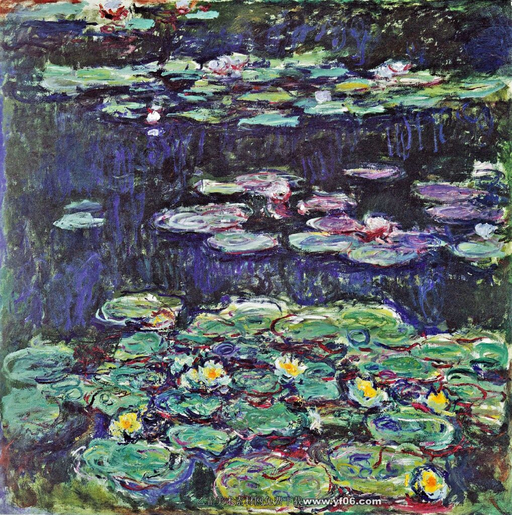 Claude Monet-Water Lilies, 1914 01
