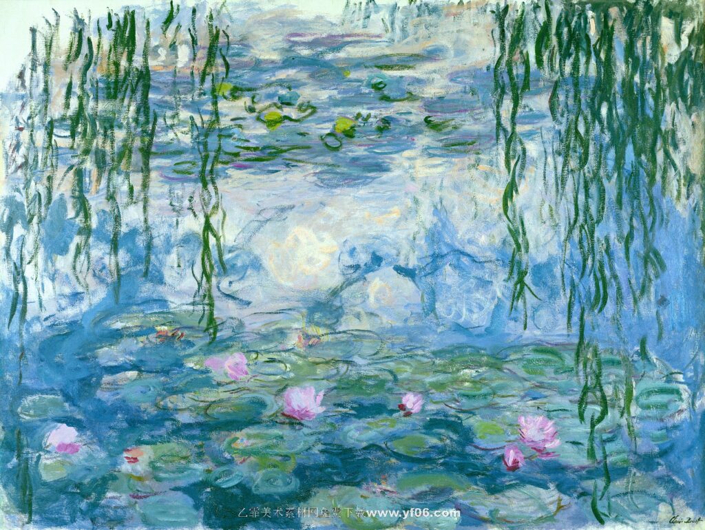 Claude Monet -Water Lilies, 1916-1919