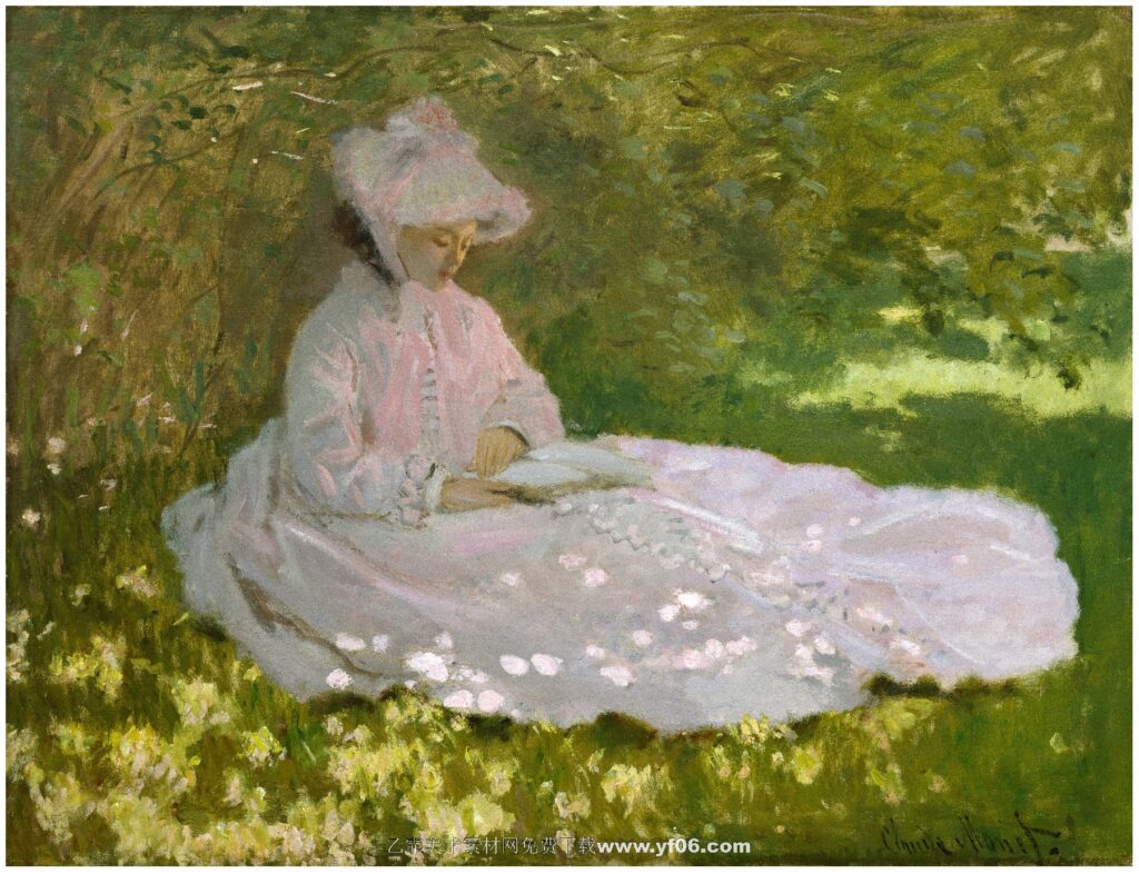 Claude Monet-Woman Reading, 1872