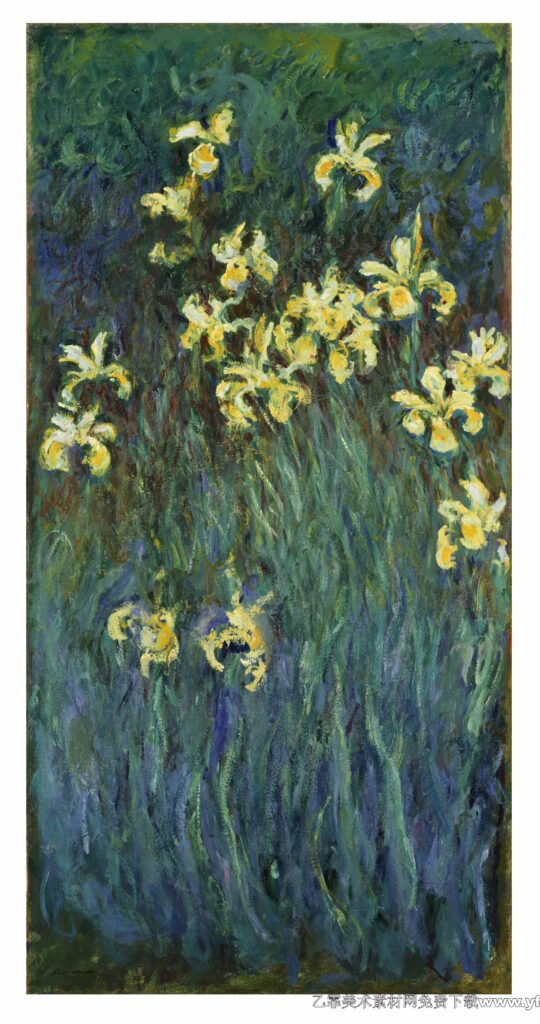 Claude Monet-Yellow Irises (c. 1914 - c. 1917)