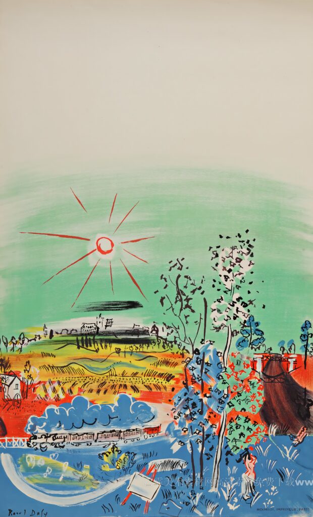 4p劳尔·杜飞风景油画装饰画高清素材图下载风景三-乙霏美术素材网