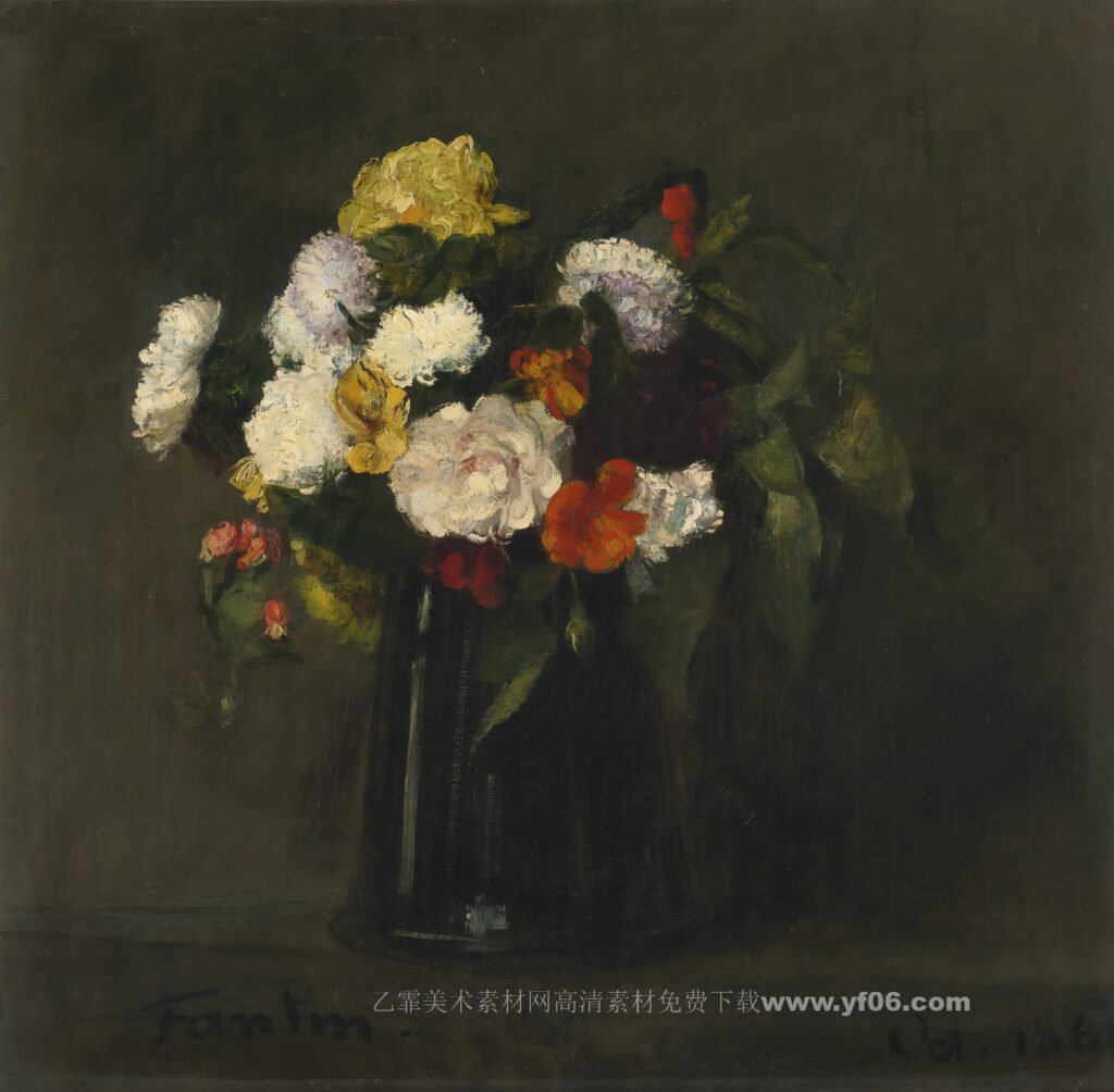 亨利·方丹-拉图尔高清油画素材下载十一-乙霏美术素材网